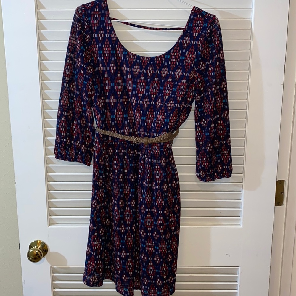 Girls M Red Camel dress